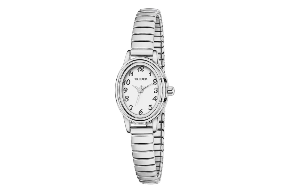 Watch, Oval Analog Stainless Steel