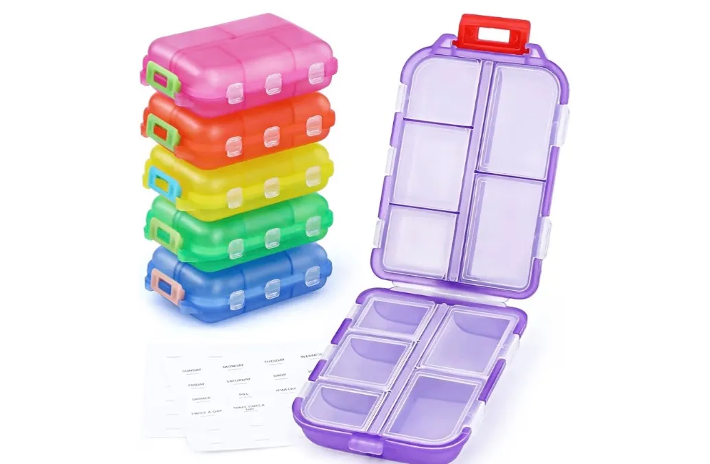 Travel Pill Organizer 