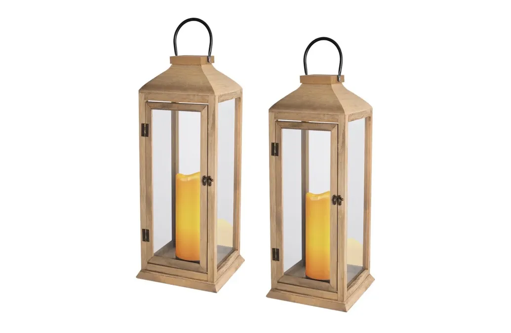 Decorative Lanterns w/Flameless Candles