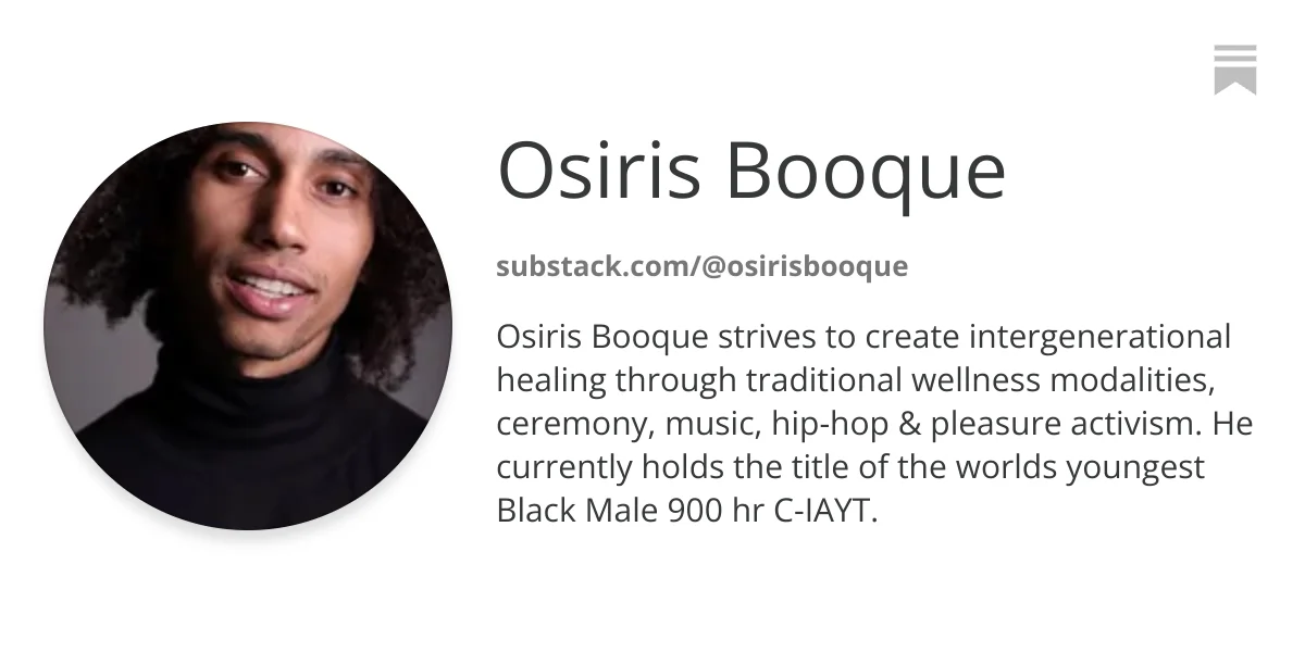 Osiris Booque | Substack
