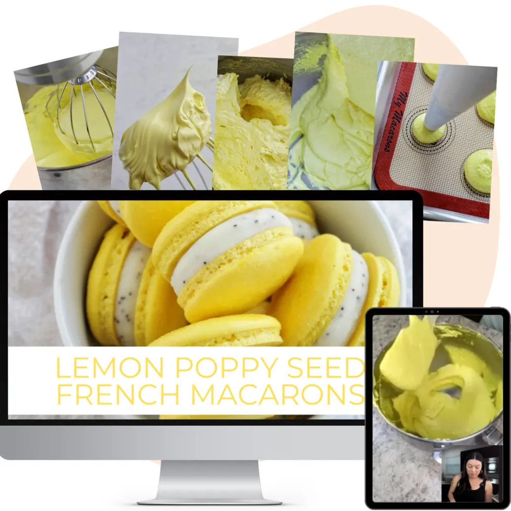 Lemon Poppy Seed French Macaron Workshop