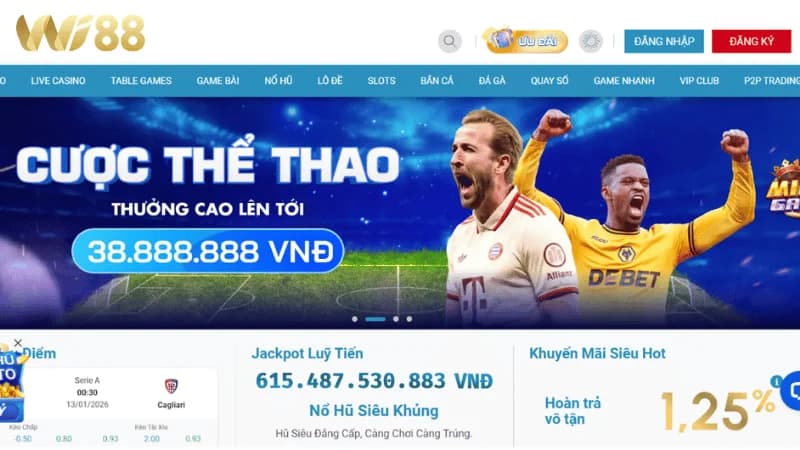 WI88 | Link Vào Nhà Cái Cá Cược Casino, Game Bài Uy Tín 2026