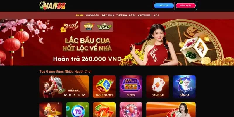 Man88 - Trang Cá Độ Bóng Đá, Live Casino Uy Tín Số 1 Việt Nam
