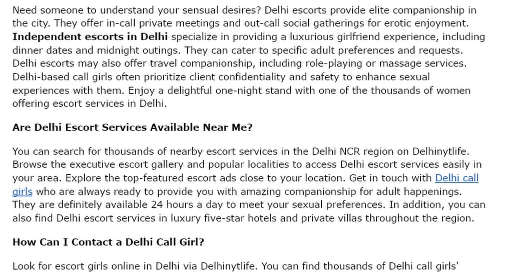 Call Girls in Delhi: ₹3999 COD Payment Free Home Delivery