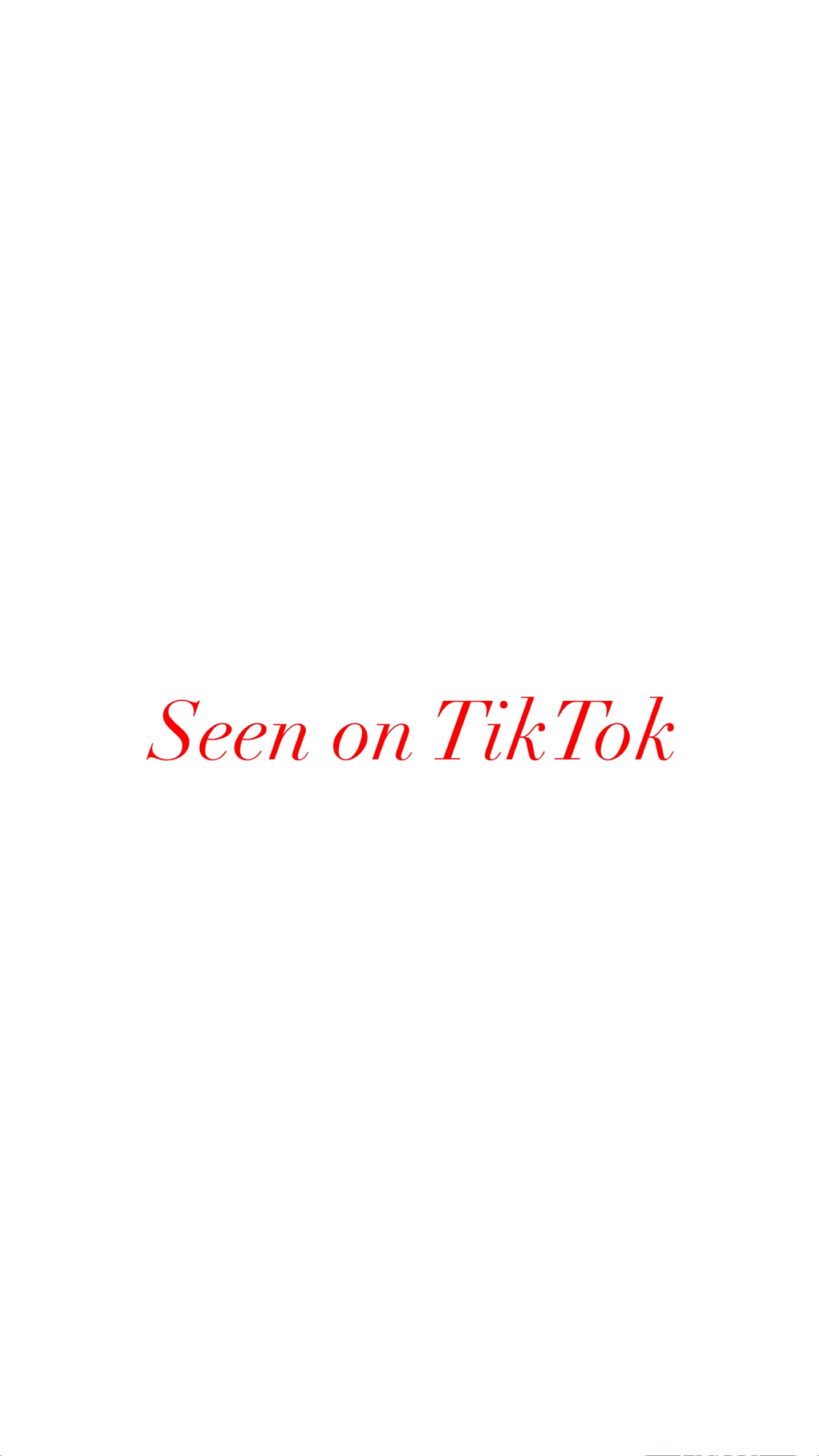 seen on tiktok
