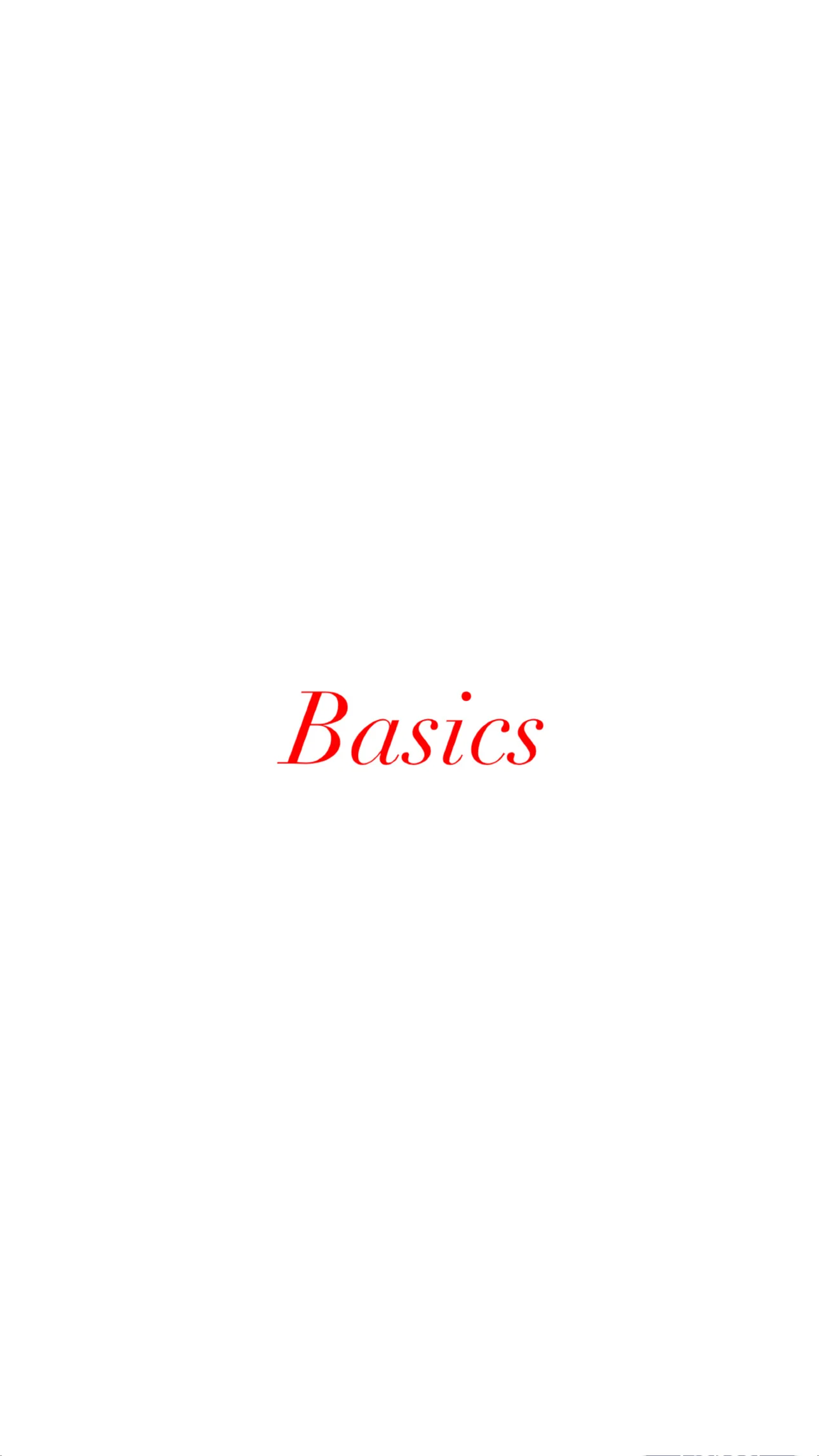 basics