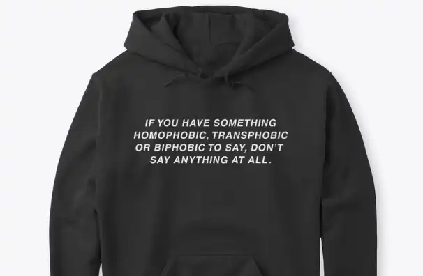 Don't Say Anything - black hoodie