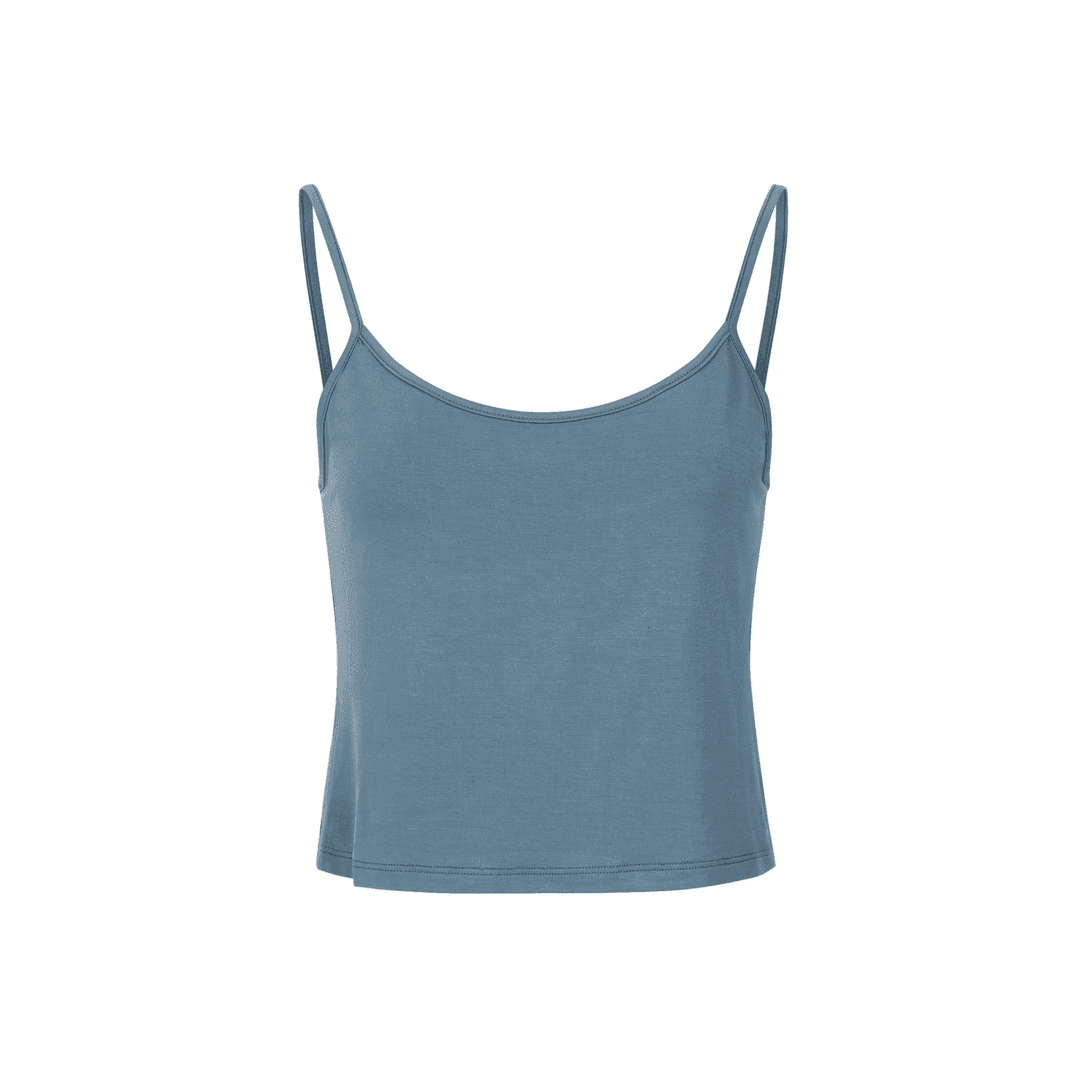 SLATE BLUE BAMBOO LOUNGE TANK 