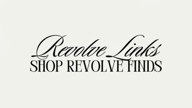my revolve finds