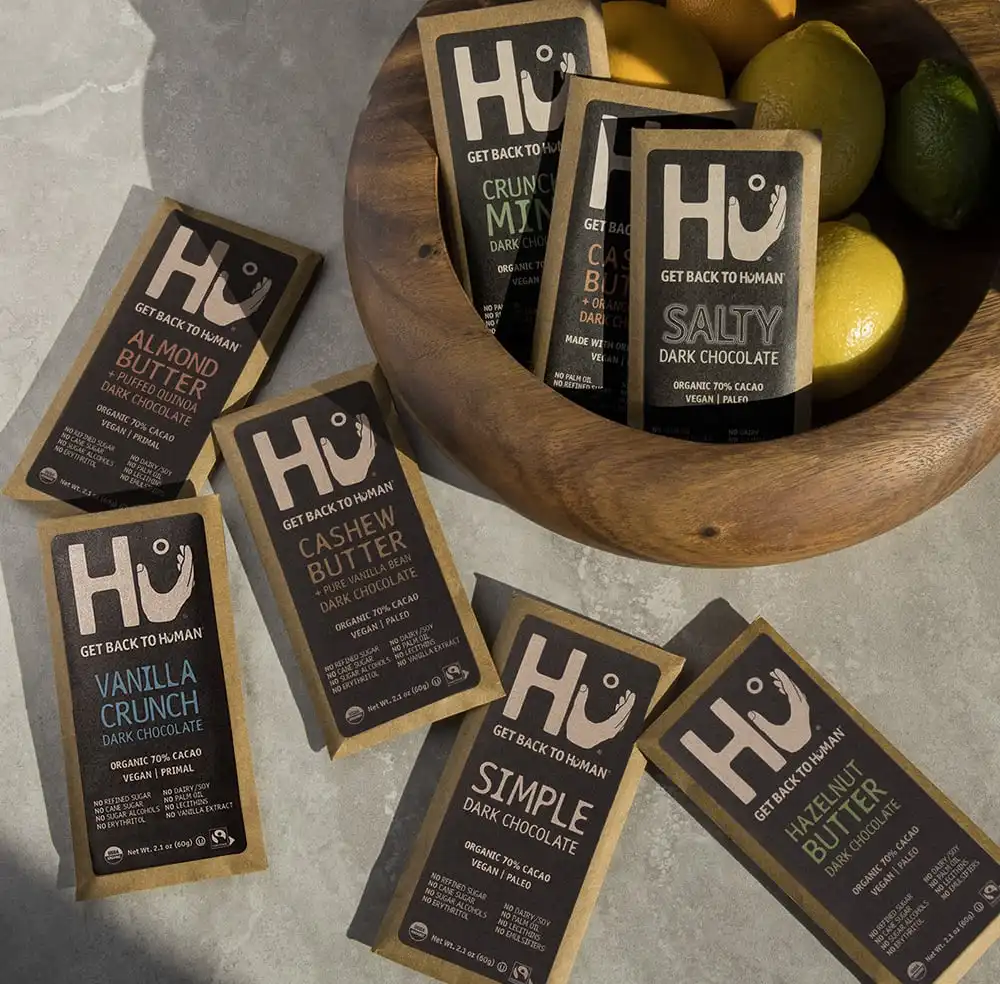 15% Off Hu Chocolate - code VEGANBUNNYCHEF