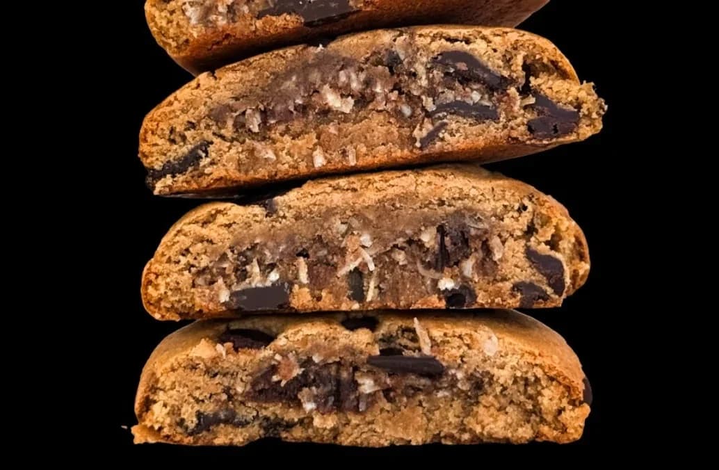 Protein Stuffed Samoa Cookie 