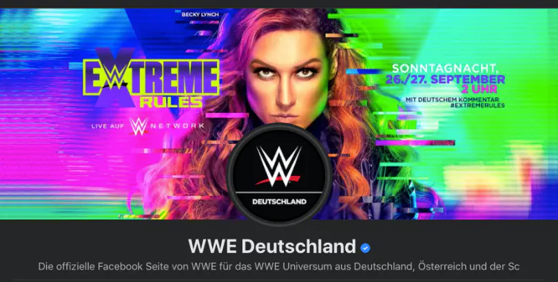 WWE Deutschland auf Facebook