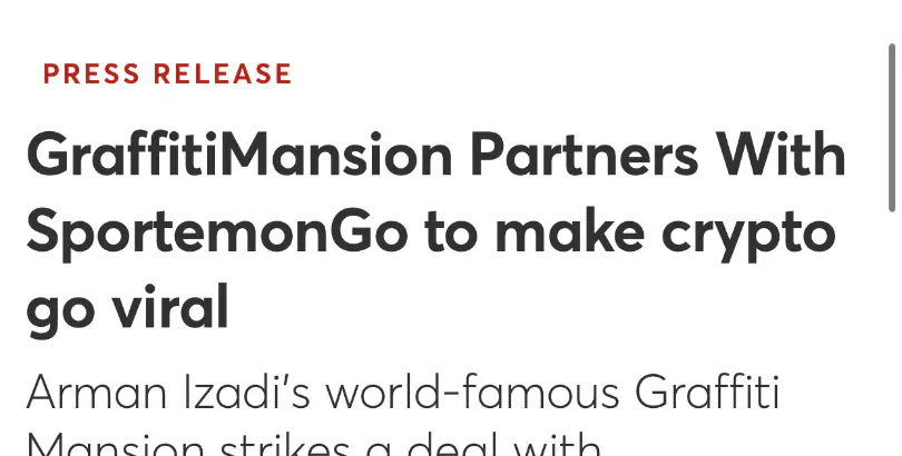 GRAFFITI MANSION VIRAL CRYPTO PRESS
