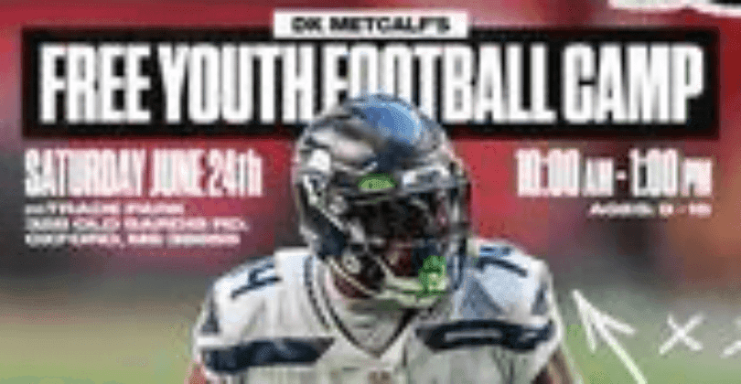 DK Metcalf Free Youth Football Camp