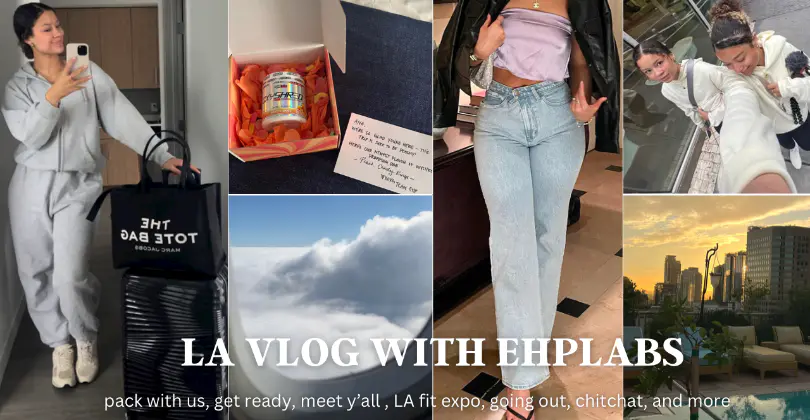 YT: TRAVEL VLOG l LA with EHP, GRWM, etc