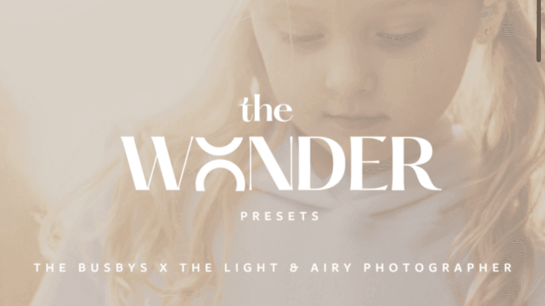 Wonder Lightroom Presets