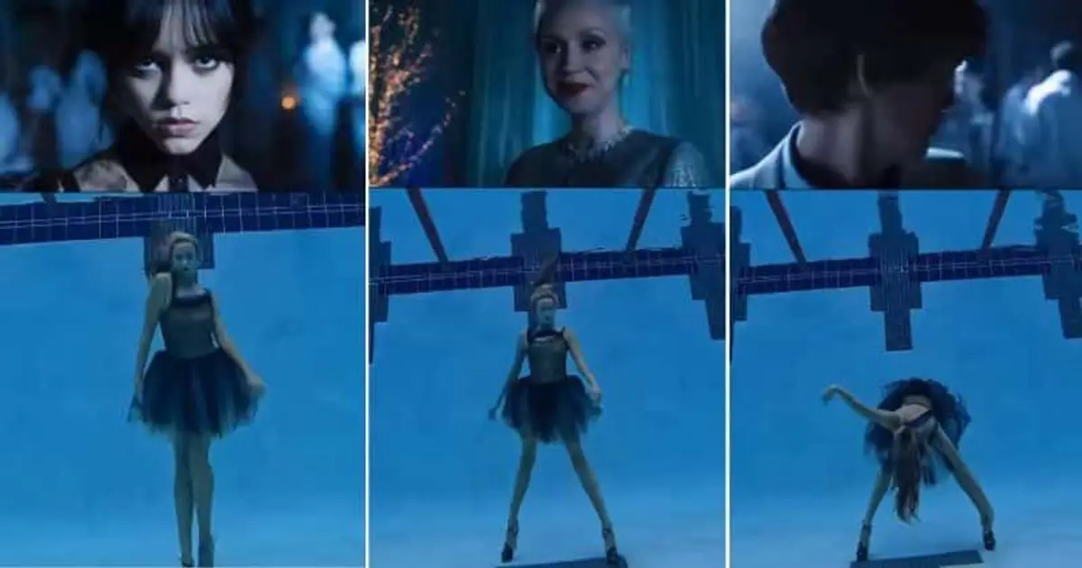 “WEDNESDAY” underwater dance - article 