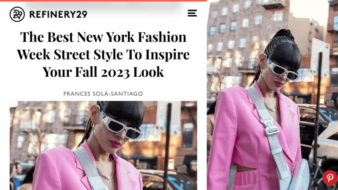 REFINERY 29 feature 