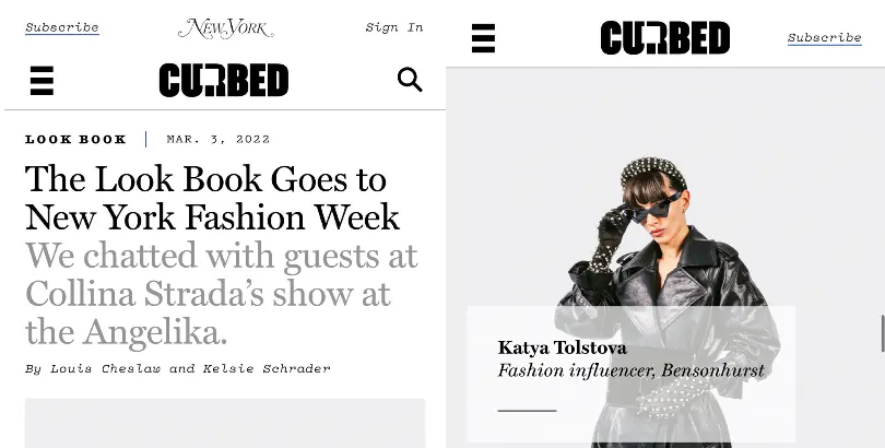 NEW YORK MAGAZINE Feature