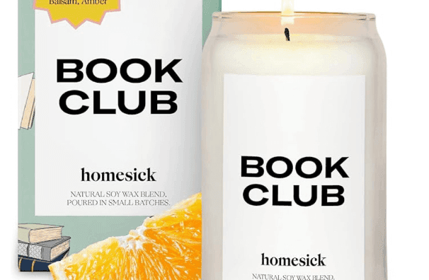 Book Club candle 