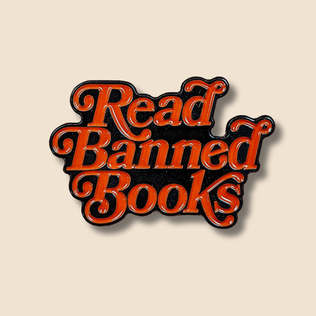 Banned Books pin 