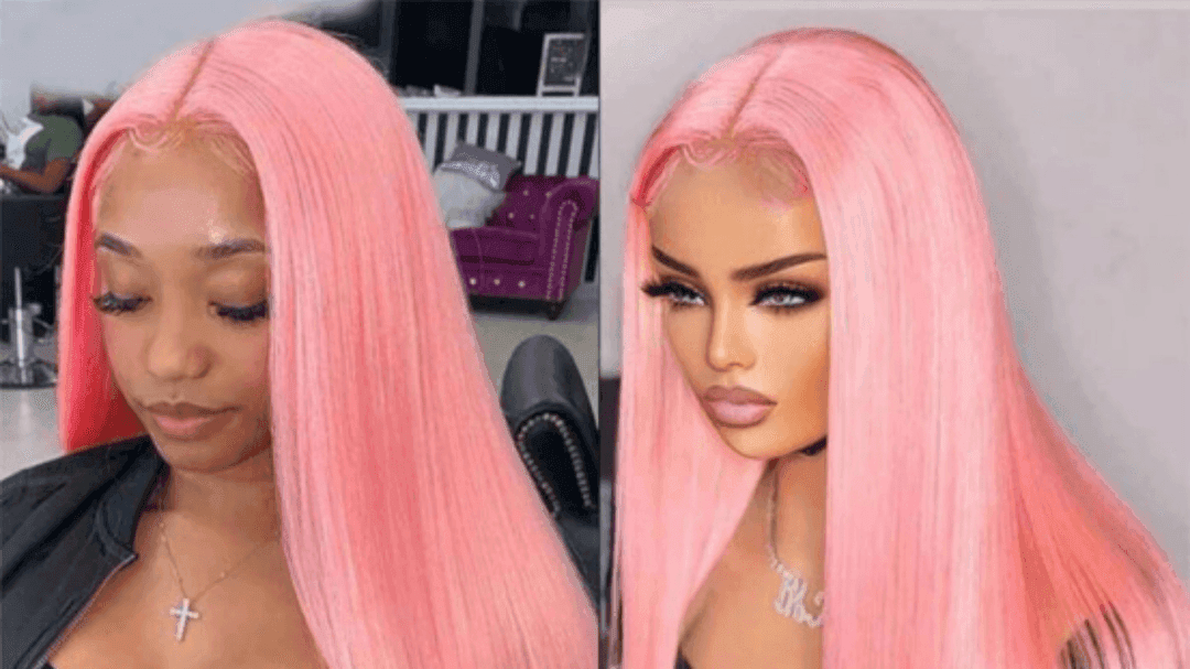 TUNEFUL HAIR 26inches Pink  Wig Only for $219