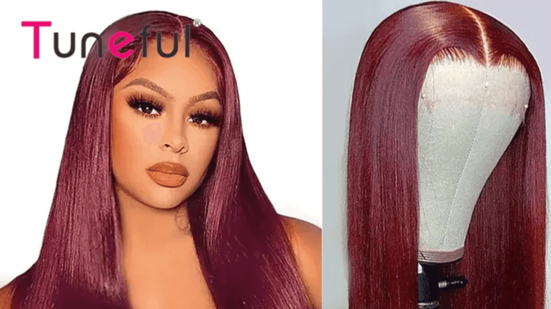 26 inches 99j Red Burgundy Wig for $115