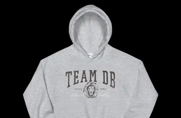 Team DB Grey Hoodie