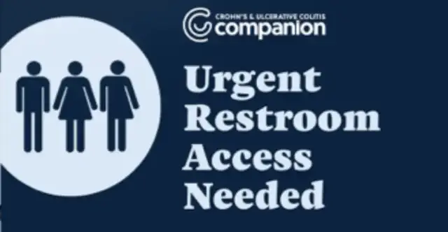 Get your restroom access medical card!! 