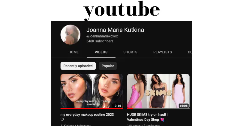 Subscribe to my Youtube Channel  🫶🏻