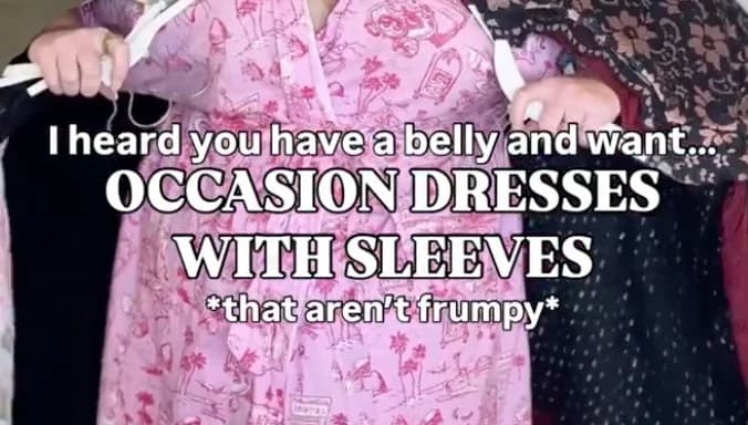 OCCASION DRESSES WITH SLEEVES