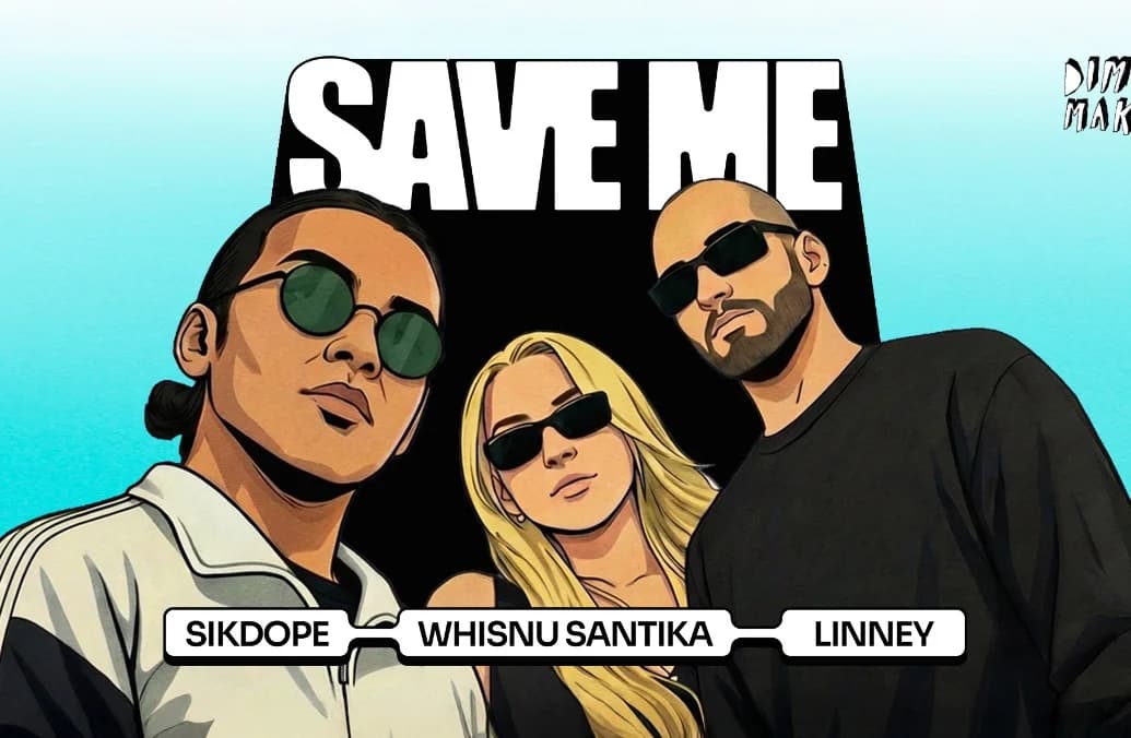  Sikdope, Whisnu Santika, Linney - Save Me (Official Lyric Video)