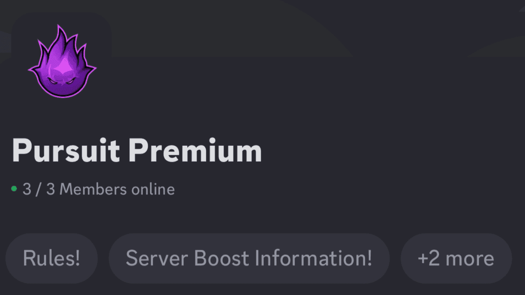 Pursuit Premium Discord Server