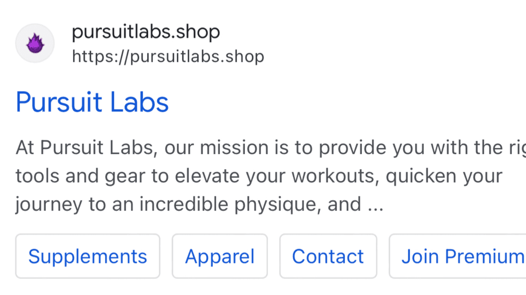 Pursuit Labs — Supplements & Apparel