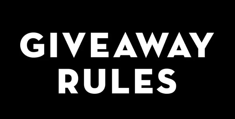 GIVEAWAY RULES