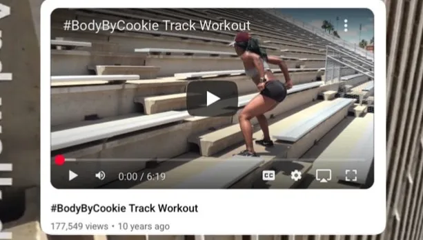 Get my VIRAL TRACK WORKOUT here 