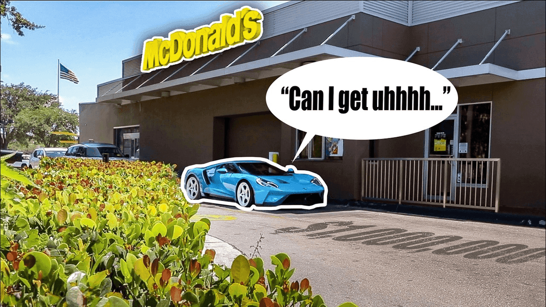 Taking a $1,000,000 Supercar to a McDonald's Drive Thru