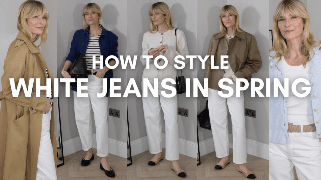 How To Style White Jeans In Spring 