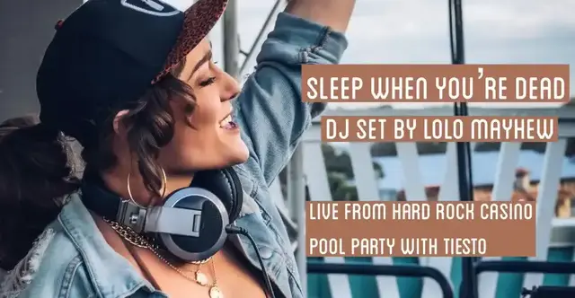 LIVE DJ mix at the Hard Rock with Tiesto