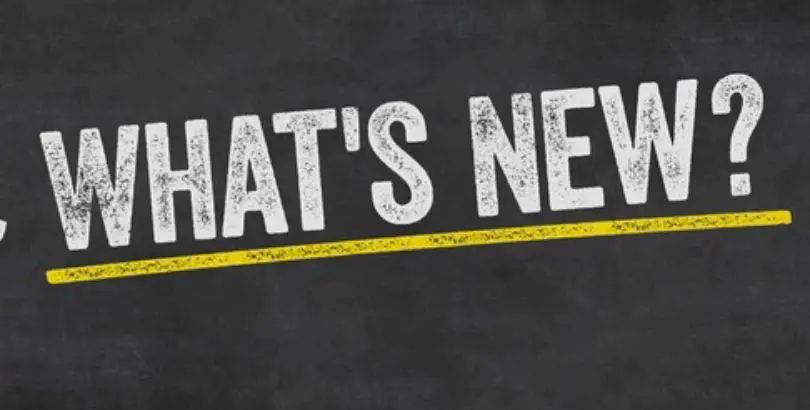 What’s New?