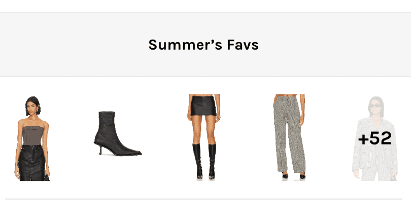 Revolve Favs