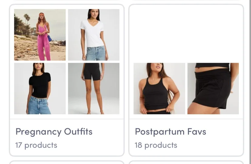 recent outfits/links (LTK)