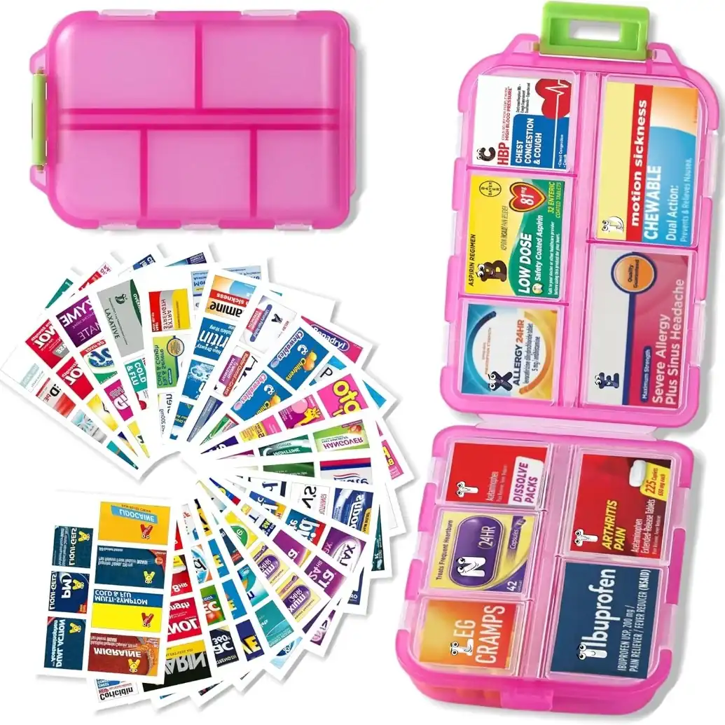 Shop Pill Organizer (with stickers)
