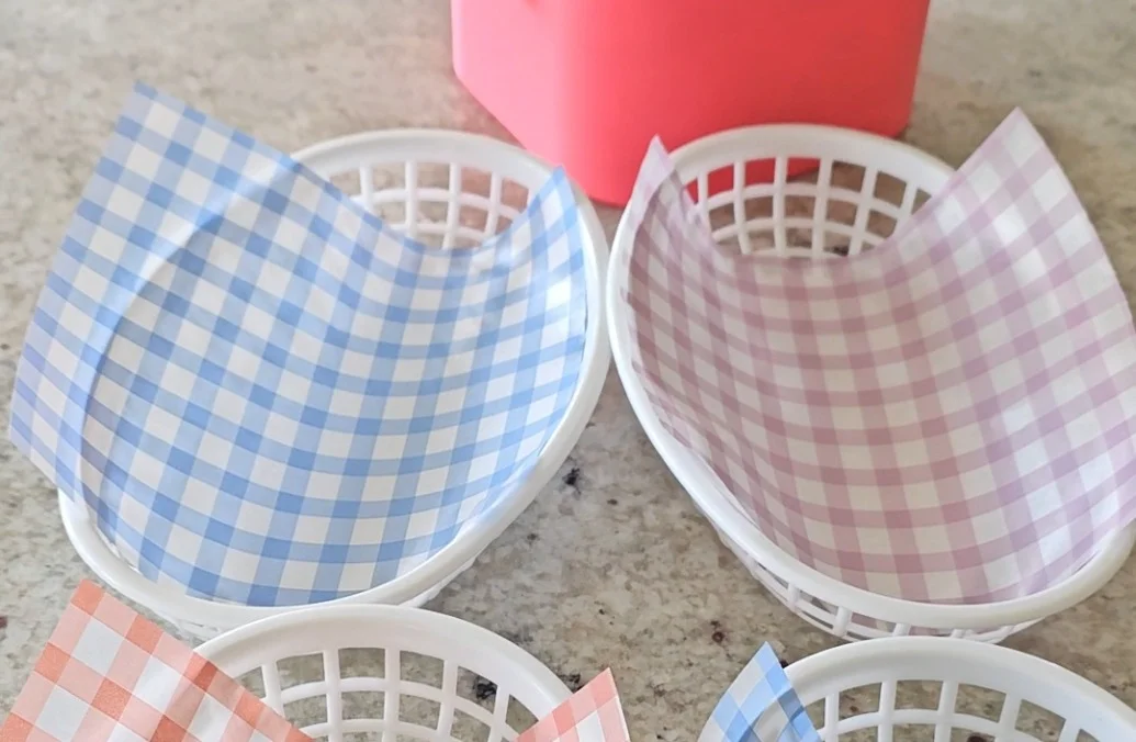 Shop White Food Baskets