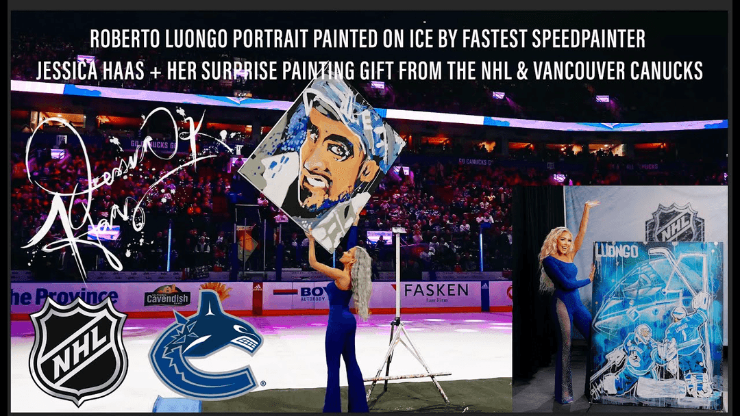 NHL SpeedPainting in 90 Sec by Jessica Haas