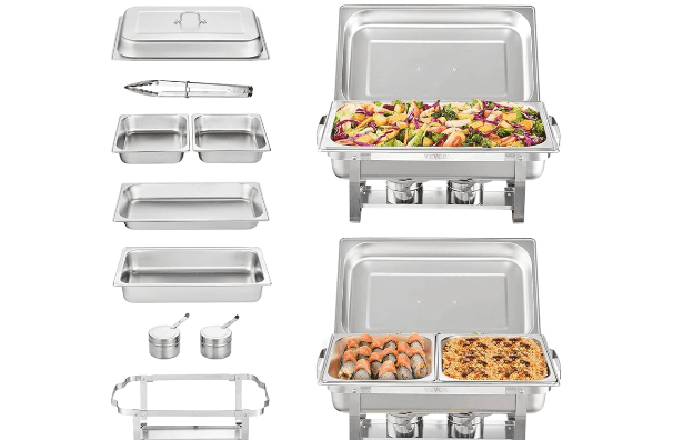 4-Pc Chafing Pan Set 