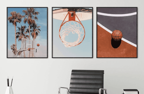 3-Piece Basketball Portraits