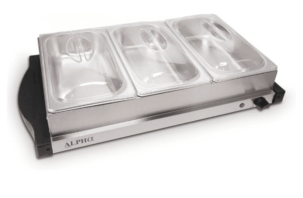 Food Warmer 3-Piece Sectional