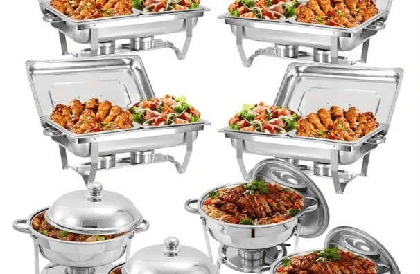 8-Pc Chafing Pan Set (Full)