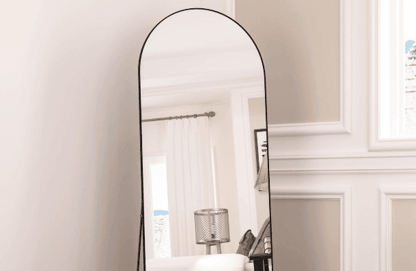 64” x 21” Arched Floor Mirror